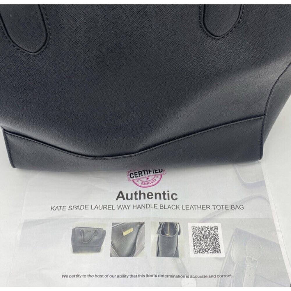 Authenticated Kate Spade Authenticated Black Laur… - image 3